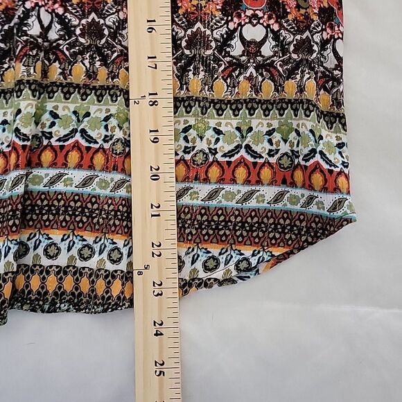 Farmers Market by One World guaze blouse Size PM - Picture 7 of 10